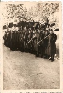 WEHRMACHT -TRZECIA RZESZA -ŻOŁNIERZE -zdjęcie -mały format ŁOPATY