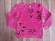 Sweter włochaty GWIAZDY 140