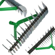 GRABIE OGRODOWE AERATOR DO NAPOWIETRZANIA TRAWNIKA SOLIDNE DWUSTRONNE 32CM