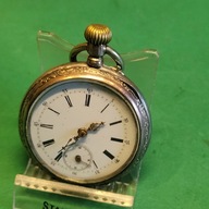 Zegarek kieszonkowy meski Cylindre - SREBRO 800 pr