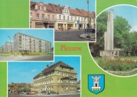 PLESZEW - RYNEK - POMNIK - OSIEDLE - RATUSZ - HERB