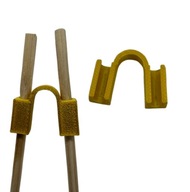 Pomocniki do pałeczek / nakładka na pałeczki Złoty 10szt