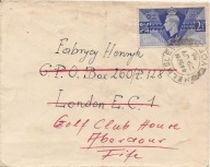 POLSKA POCZTA POLOWA NR 1-koperta -obieg 1946 rok