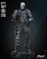 Uniwersalny żołnierz, Andrew Scott, wydruk 3D, żywica