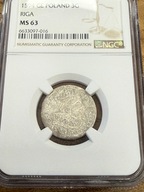 Zygmunt III Waza, Trojak Ryga 1594 NGC MS 63 PIĘKNY