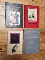 Guy de Maupassant zestaw 4 książek Jedyna miłość, Stryj Juliusz opowiadania