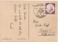 TRZECIA RZESZA -postkarte -stempel ozdobny 1941 rok Wiedeń