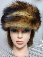 CZAPKA z naturalnego futra norki 52-54