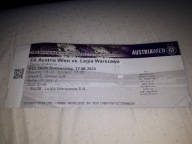 Bilet Austria Wiedeń - Legia Warszawa 17.08.2023