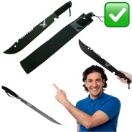 MACZETA BSH ADVENTURE KARCZOWNIK DO GAŁĘZI NÓŻ DUŻA BIWAKOWA + POKROWIEC