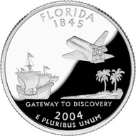 USA 2004r. 25 Centów Floryda AL