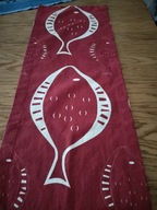 Efektowny bieżnik obrus skandynawski tkany super serweta 35x130 cacko