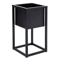 KWIETNIK STOJĄCY PÓŁKA INDUSTRIAL STOJAK NA KWIATY METALOWY LOFTOWY 40 cm