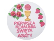 Dekoracje na tort, PIERWSZA KOMUNIA ŚWIĘTA