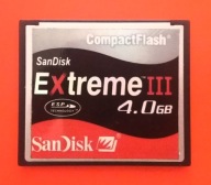 CompactFlash S A N D I S K Extreme III 4GB 20MB/s