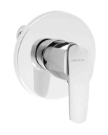 Bateria natryskowa podtynkowa Ferro Metalia 56 srebrny