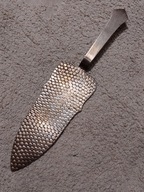 PLATER ŁOPATKA DO TORTU CIASTA POSREBRZANA ŁADNE ART DECO LATA 30