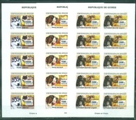 Psy-koty. REP.GUINEE. MNH. 3 ark. B 2007r