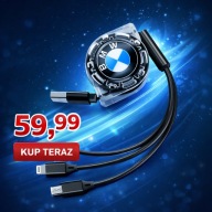 Zestaw kabli BMW USB typ C / microUSB / Lightning