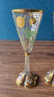 Józefina/Heckert kieliszek do wina złocony RZADKI
