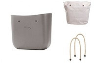 Torebka O bag Standard Szara organizer naturalny dł naturalne Obag