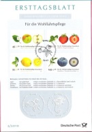 Niemcy 2010, ETB FDC owoce kwiaty, nominał 4,25€