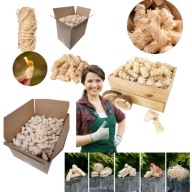 PODPAŁKA ROZPAŁKA DO KOMINKA GRILLA PIECA OGNISKA 300 SZTUK EKOLOGICZNA