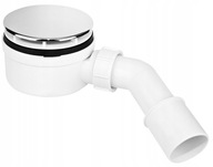 MCALPINE SYFON BRODZIKOWY DO BRODZIKA NISKI 90MM CHROM CZYSZCZONY OD GÓRY