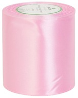 Taśma satynowa, tasiemki, wstążki 21,87 m x 9,5cm różowy