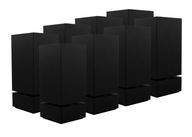 8 X NÓŻKA MEBLOWA STOPKA REGULOW. H100 CZARNA MAT