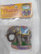SŁOŃ TAJLANDIA oryginalny magnes na lodówkę ceramiczny