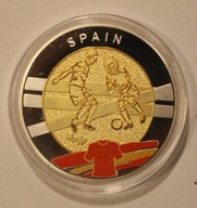 EURO 2012 POLSKA - UKRAINA, NUMIZMAT - HISZPANIA - BRAK CERTYFIKATU