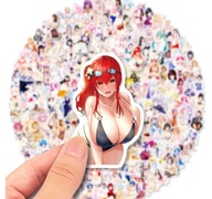 Zestaw Naklejek Ecchi / Hentai – 50 Sztuk – Gorące Dziewczyny Anime