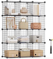 Szafka na buty Songmics 93 x 123 x 31 cm czarny