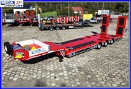 Naczepy niskopodwoziowe TRZYOSIOWE, najazdy hydrauliczne pokład GUMA TWARDA