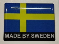 Naklejka 3D wypukła Made by Sweden