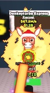 donkeyturbo express 67.5m/s Steal A brainrot Roblox