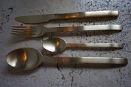 HERDMAR danish design KOMPLET ZŁOTY 18/10 ZŁOTE SZTUĆCE wysoka jakość 4szt.