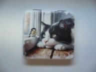 KIESZONKOWE LUSTERKO KOT KOTEK