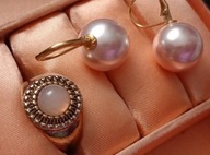 Mega duzy zestaw kolczyki + pierscionki