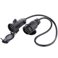 Adapter przyczepy redukcja 13/7 PIN przewód 0,75 M