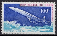 **NIGER 329 - SAMOLOTY CONCORDE