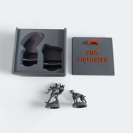 Robinson Crusoe - pojemnik na figurki: Piętaszek i Pies