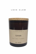 Świeca Zapachowa Lawenda - Naturalna Sojowa 160ml Handmade