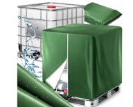 Plandeka na zbiornik 1000L pokrowiec ochronny IBC zielony osłona na wodę UV