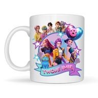 Kubek personalizowany K-Pop HUNTRIX dla dziecka – prezent urodzinowy