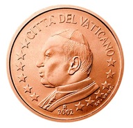 WATYKAN - Monata - 1 Cent - 2004 - Jan Pawel II - UNC