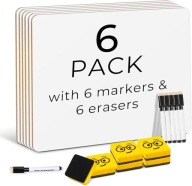 MINI TABLICA SUCHOŚCIERALNA A4 DWUSTRONNA PRZENOŚNA 22 X 30 CM dla dzieci