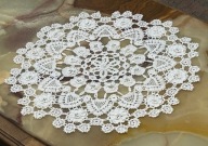 SERWETA 45CM OBRUS RĘCZNIE WYKONANY SZYDEŁKOWY HAND MADE RĘKODZIEŁO