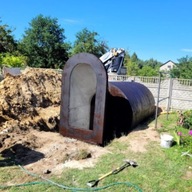 Półokrągła Piwniczka Ogrodowa |Betonowa Ziemianka Piwnica